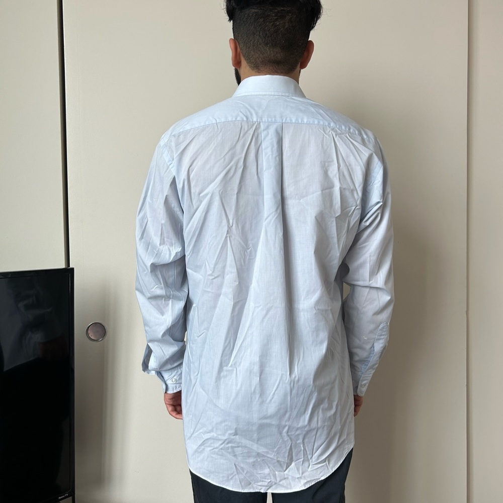 Large blue button down - Picture 3 of 4